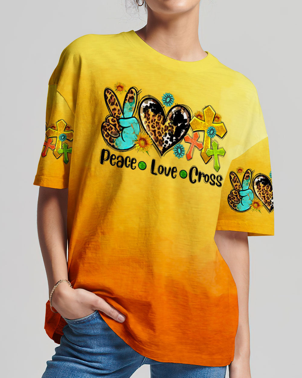 Cross T-Shirt Ty0707232 | Christian Gift