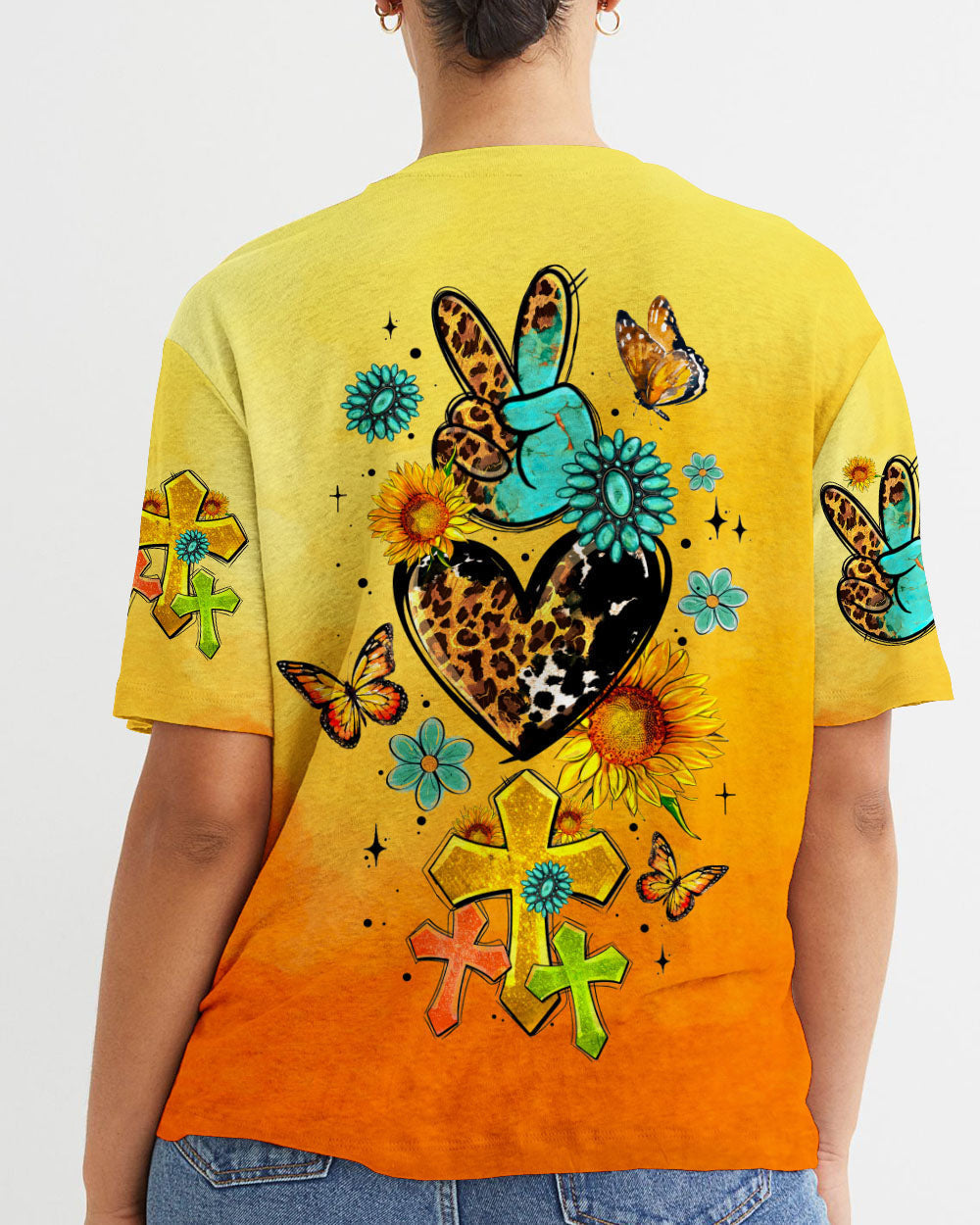 Cross T-Shirt Ty0707232 | Christian Gift