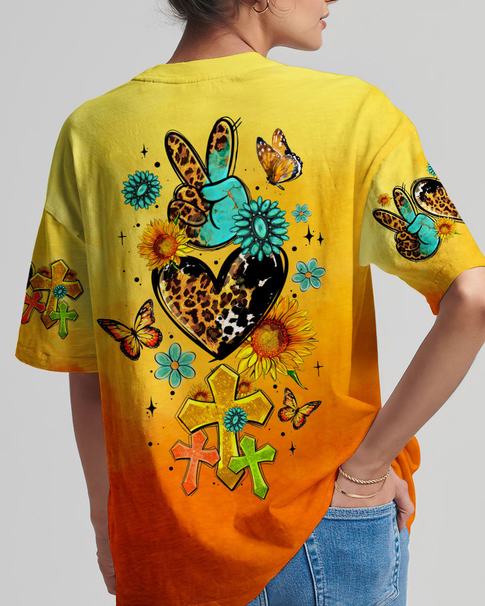 Cross T-Shirt Ty0707232 | Christian Gift