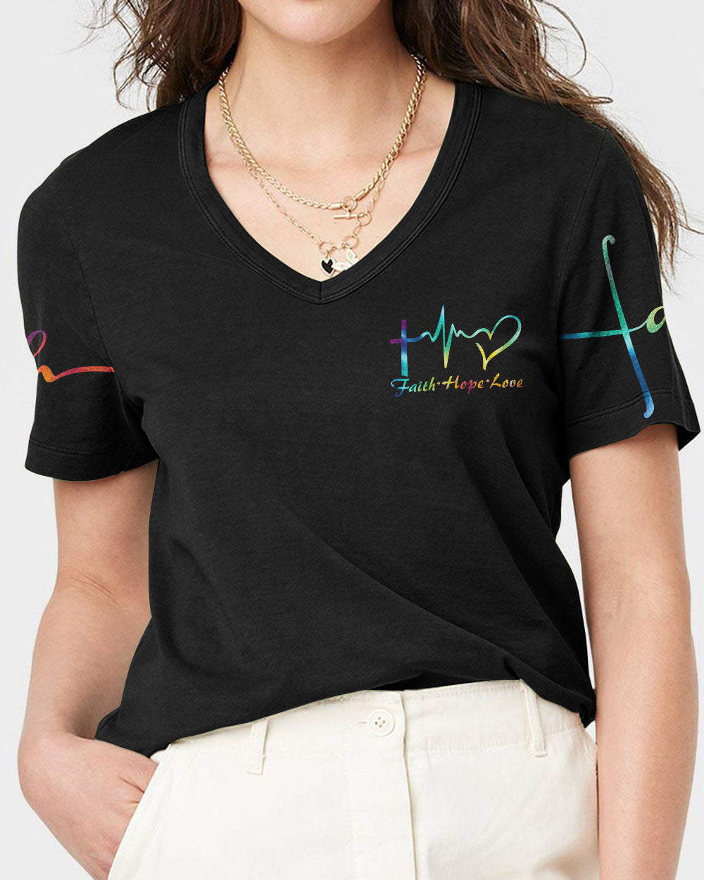 Cross T-Shirt Ty2506232 | Christian Gift