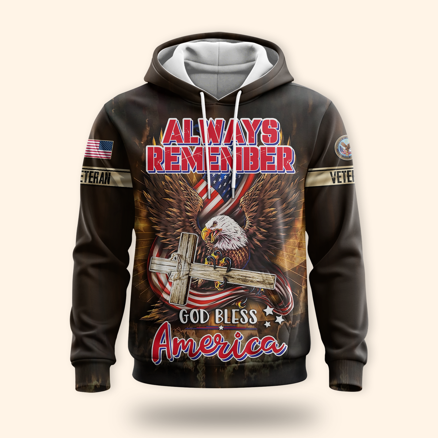 U.S. Coast Guard Eagle Hoodie MH2529 | Patriotic Gift