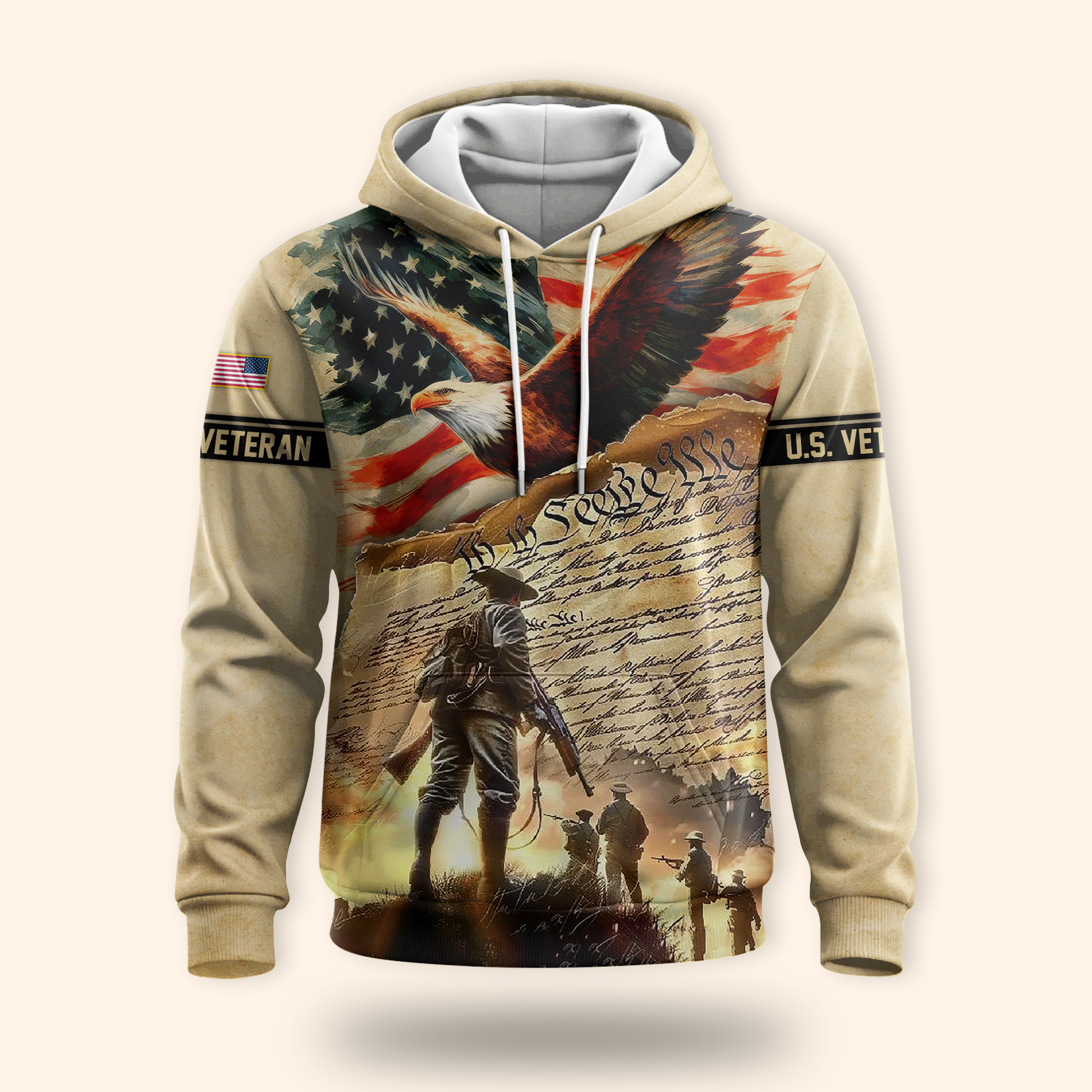 U.S. Coast Guard Eagle Hoodie | Patriotic Gift