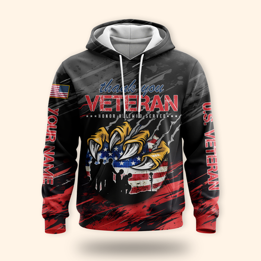 U.S. Coast Guard Eagle Hoodie | Patriotic Gift