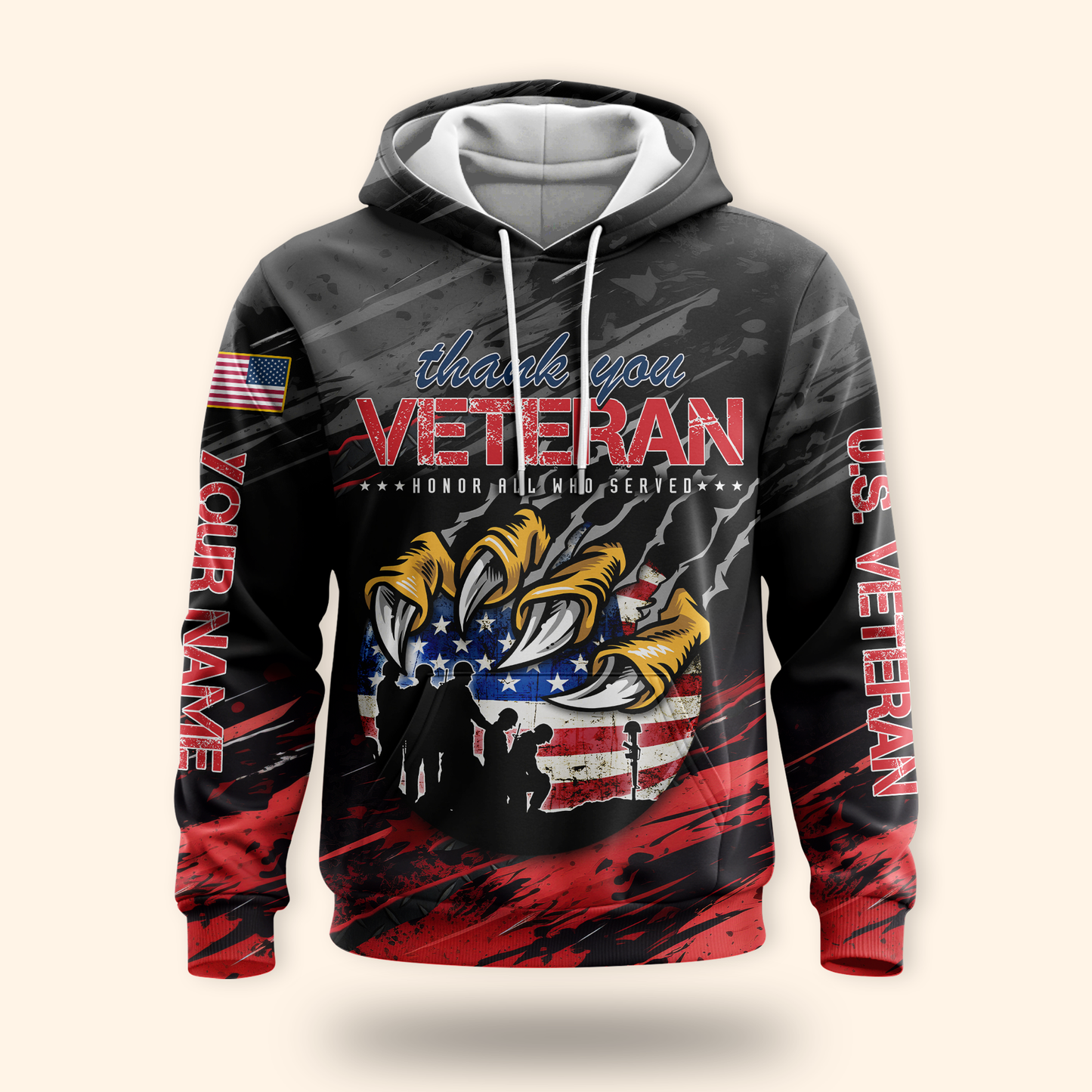 U.S. Coast Guard Eagle Hoodie | Patriotic Gift