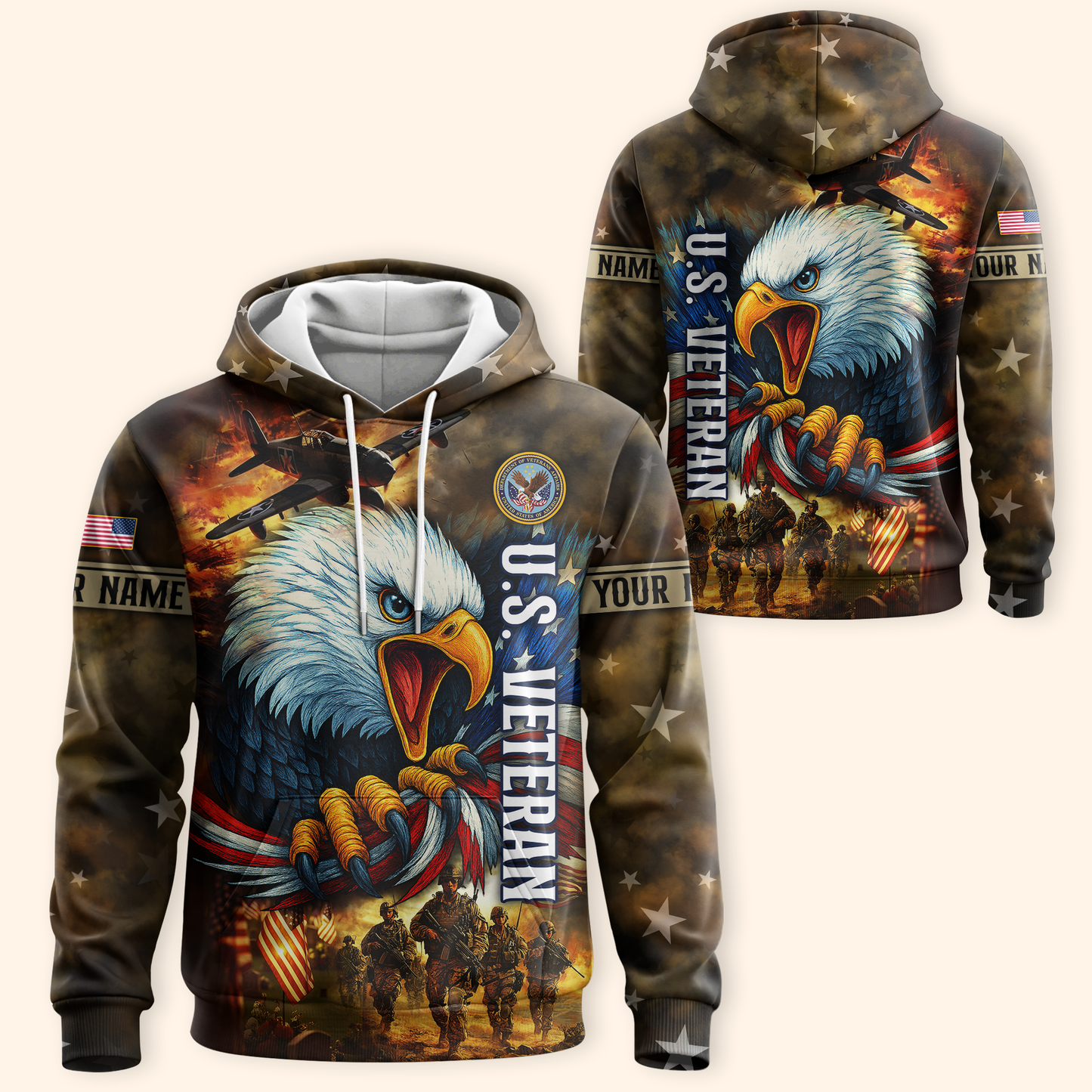 U.S. Coast Guard Eagle Hoodie | Patriotic Gift