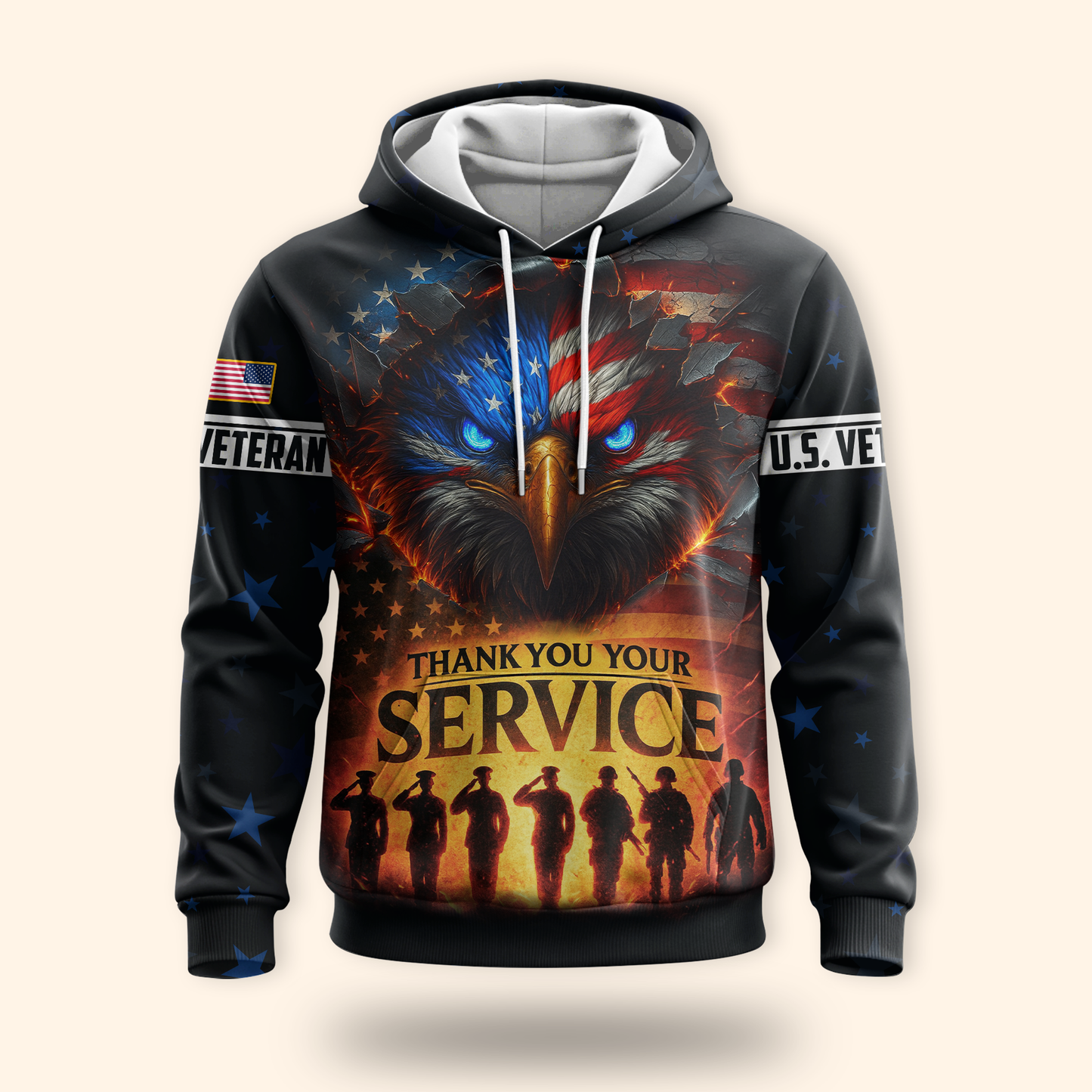 U.S. Coast Guard Eagle Hoodie | Patriotic Gift