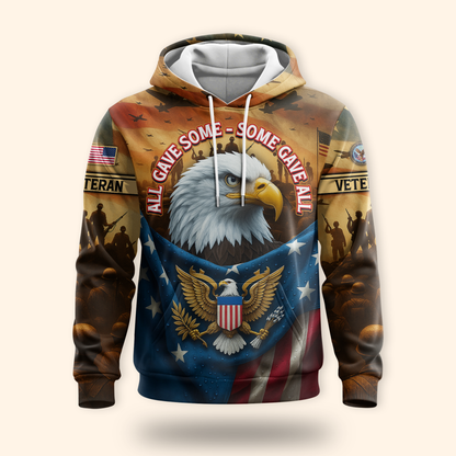 U.S. Coast Guard Eagle Hoodie MH2533 | Patriotic Gift