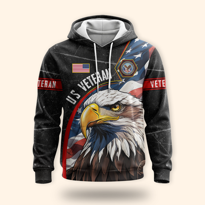 U.S. Coast Guard Eagle Hoodie MH2534 | Patriotic Gift
