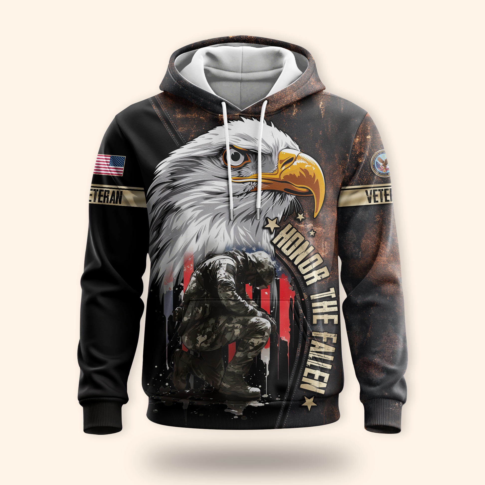 U.S. Coast Guard Eagle Hoodie MH2528 | Patriotic Gift