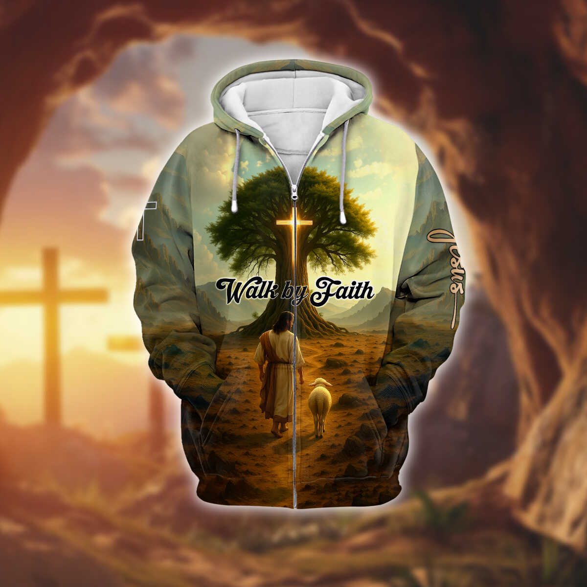 Faith Zip Hoodie | Christian Gift