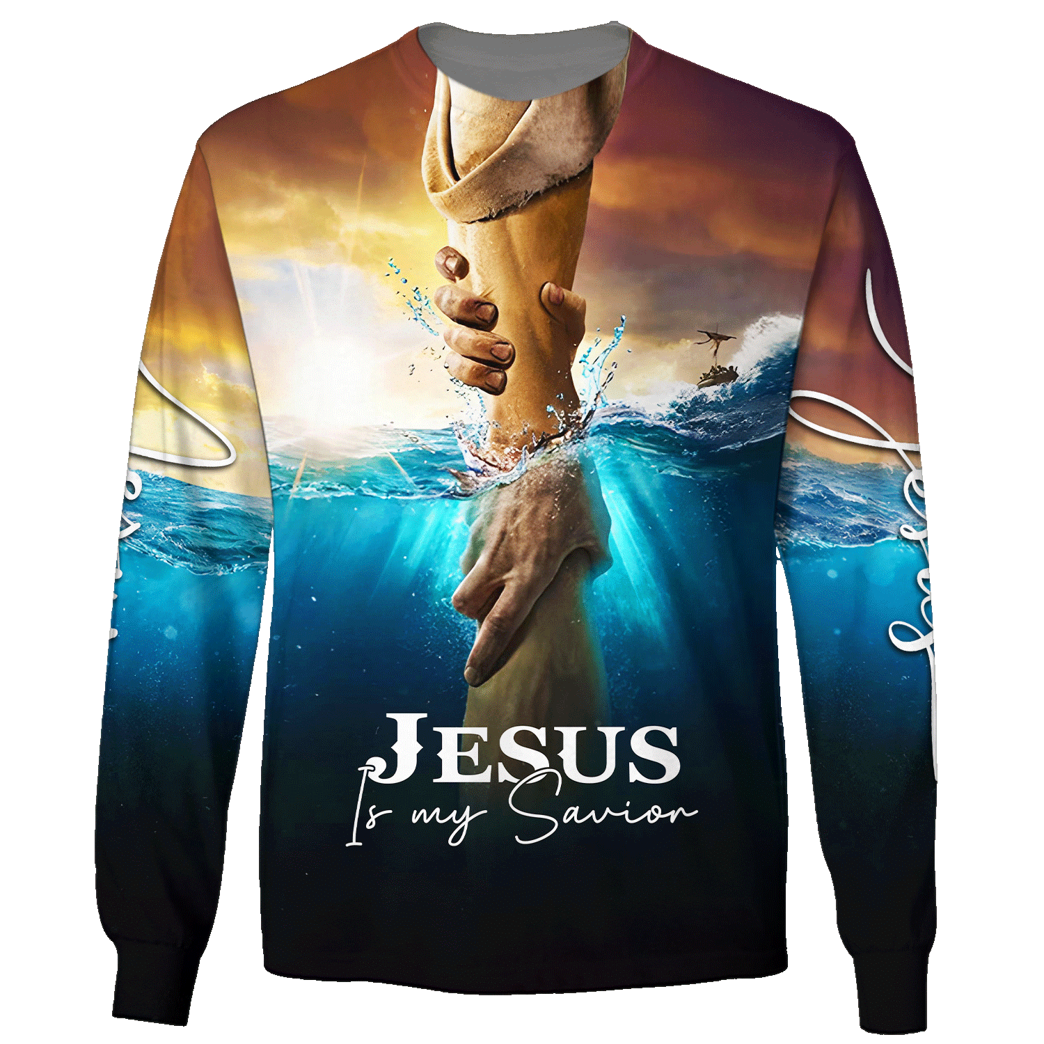 Jesus Is My Savior Zip Hoodie | Christian Gift