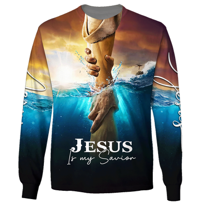 Jesus Is My Savior Zip Hoodie | Christian Gift