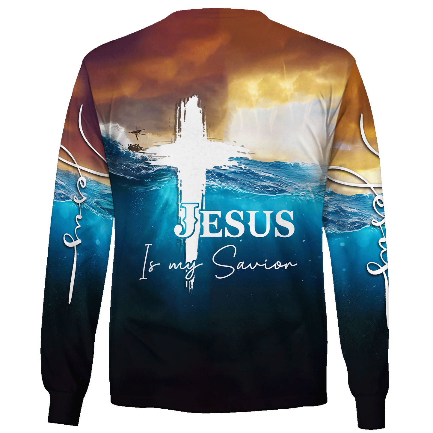 Jesus Is My Savior Zip Hoodie | Christian Gift