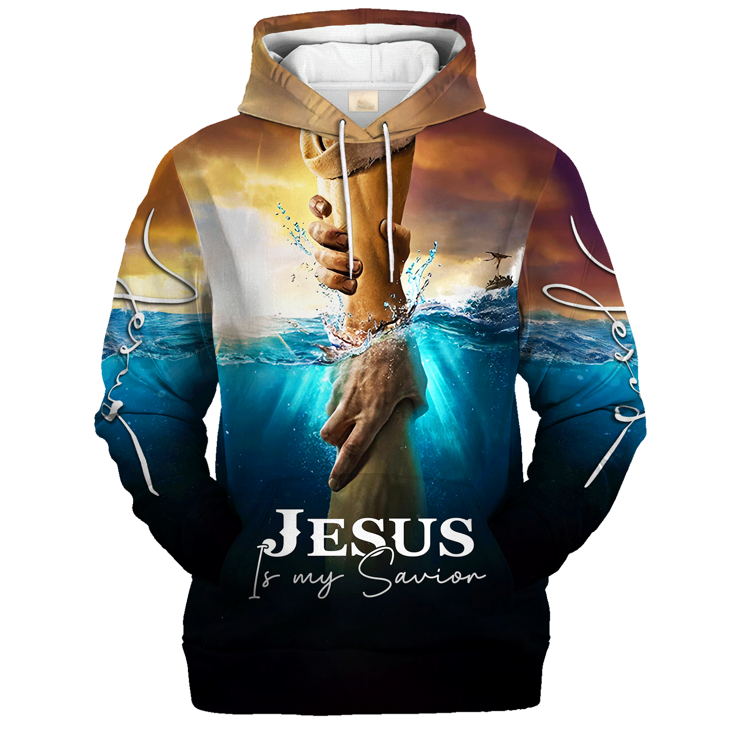Jesus Is My Savior Zip Hoodie | Christian Gift