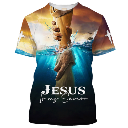 Jesus Is My Savior Zip Hoodie | Christian Gift
