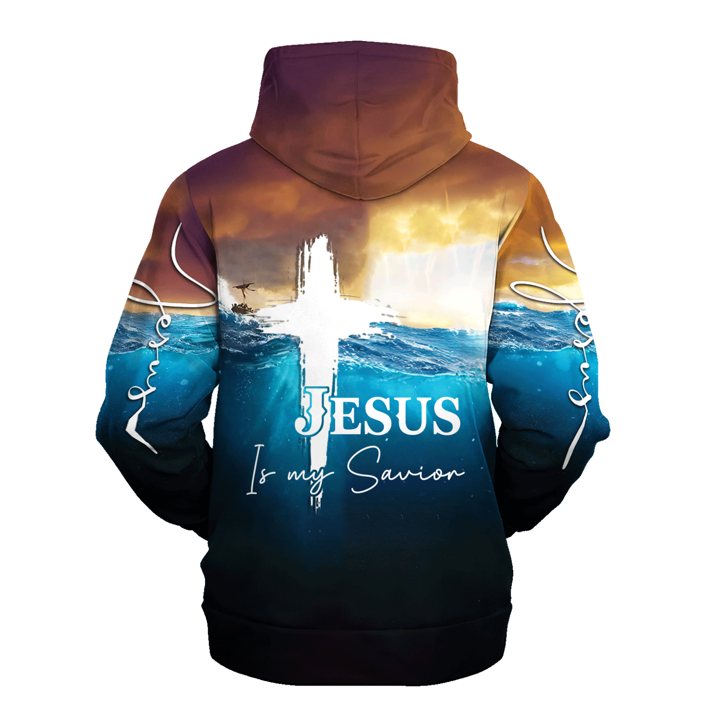 Jesus Is My Savior Zip Hoodie | Christian Gift