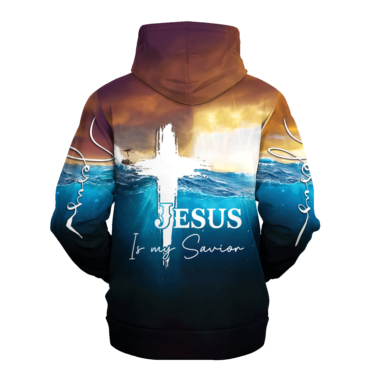 Jesus Is My Savior Zip Hoodie | Christian Gift