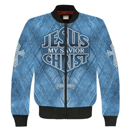Jesus My Savior Christ Cross Zip Hoodie | Christian Gift
