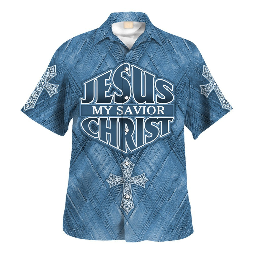 Jesus My Savior Christ Cross Zip Hoodie | Christian Gift