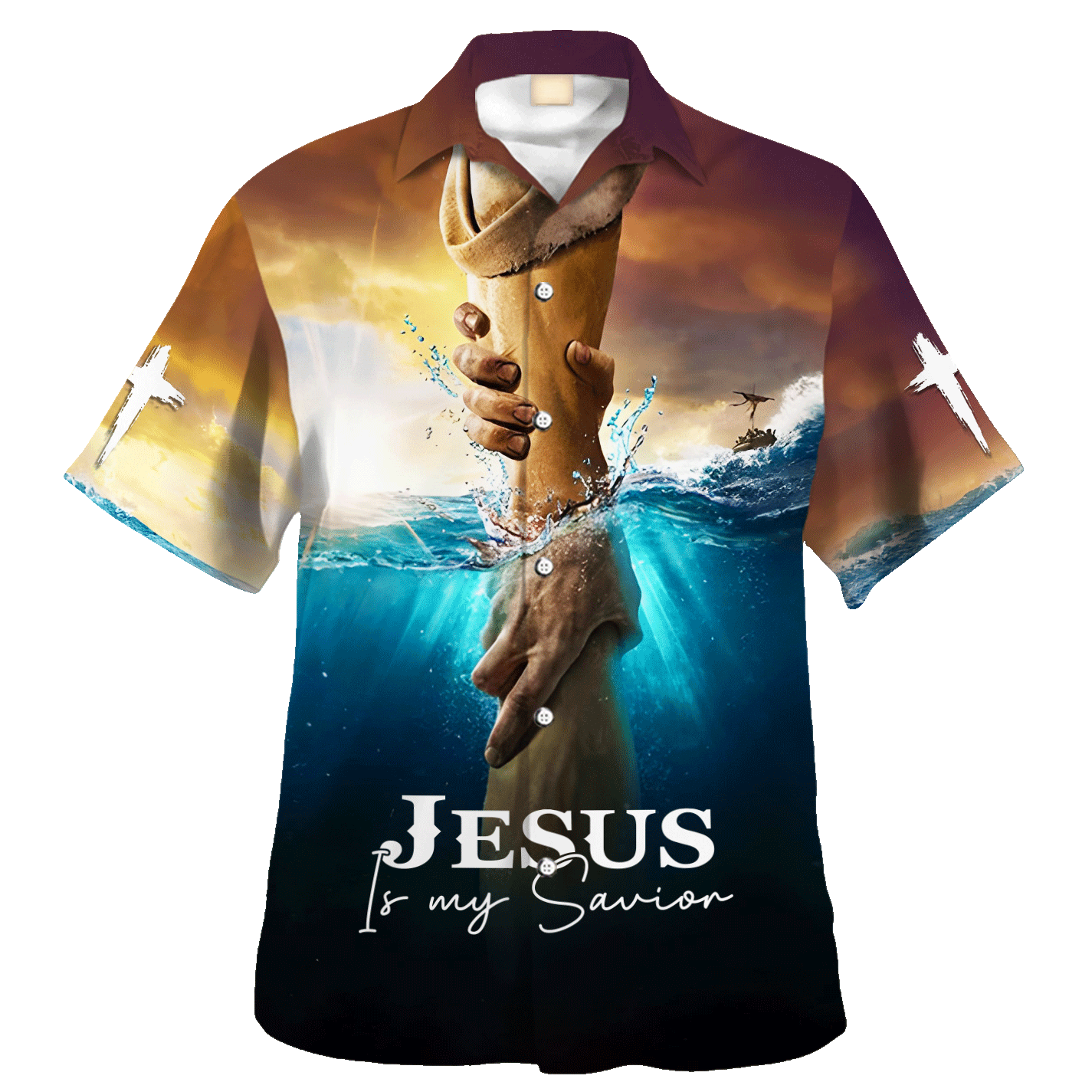 Jesus Is My Savior Zip Hoodie | Christian Gift