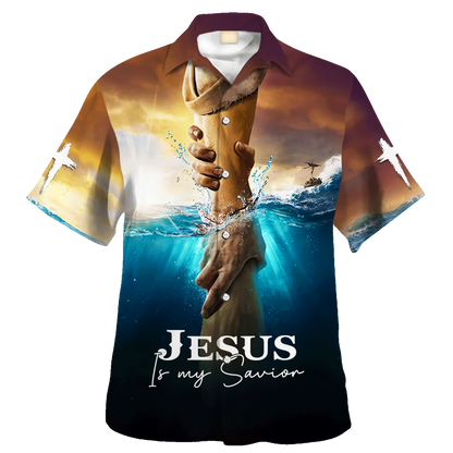 Jesus Is My Savior Zip Hoodie | Christian Gift