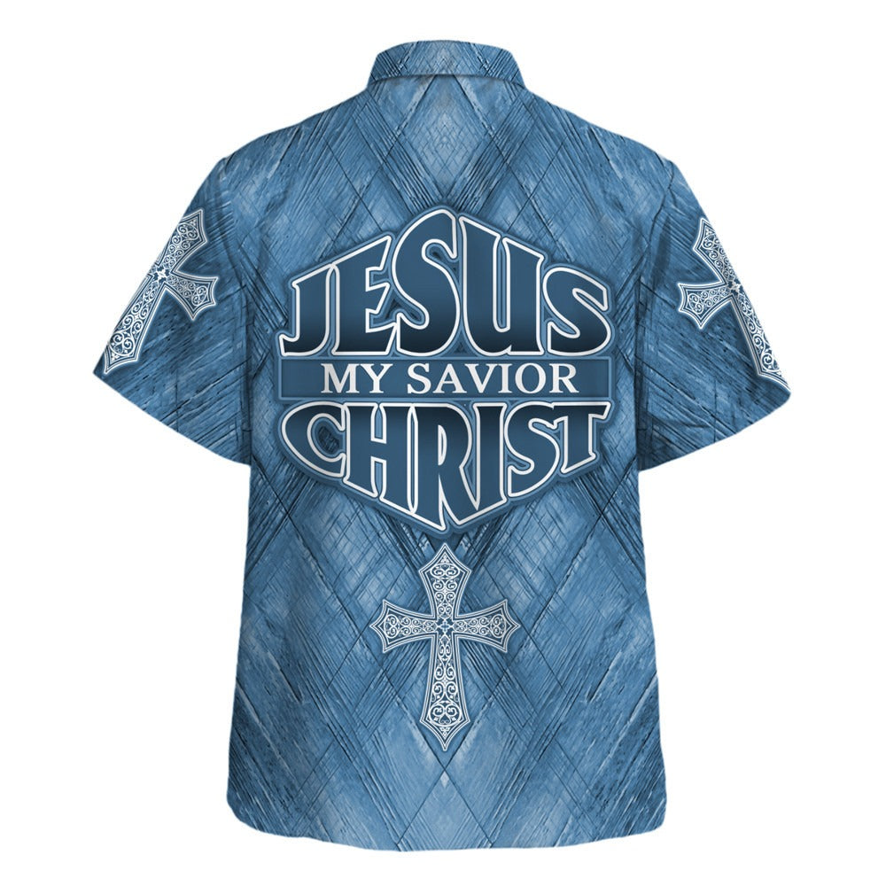 Jesus My Savior Christ Cross Zip Hoodie | Christian Gift