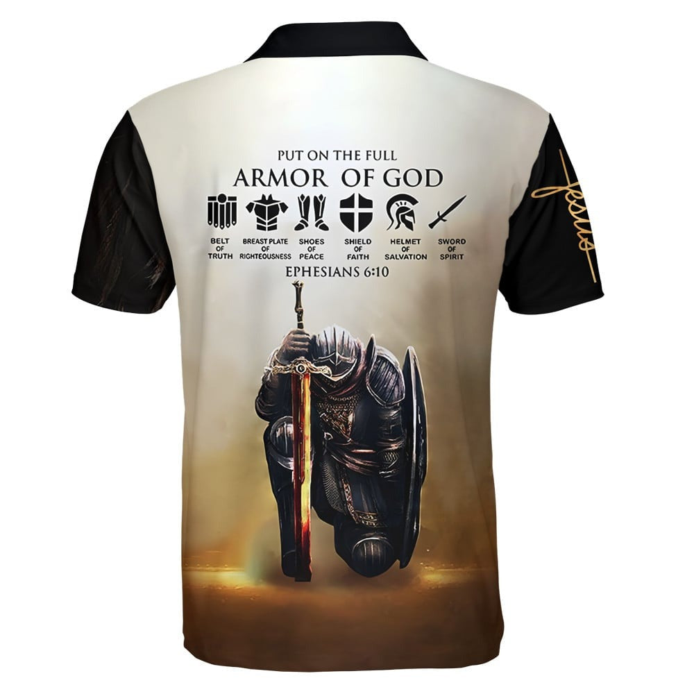 Armor of God Lion & Knight Zip Hoodie | Christian Gift
