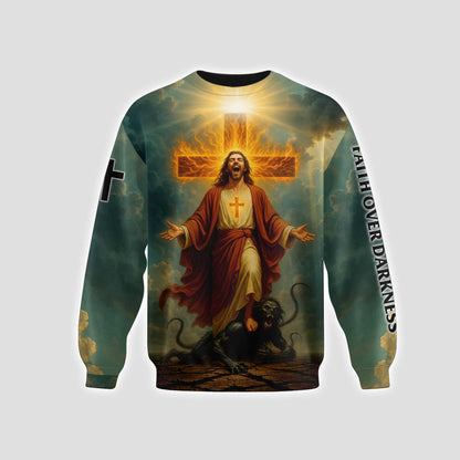 Cross Zip Hoodie | Christian Gift