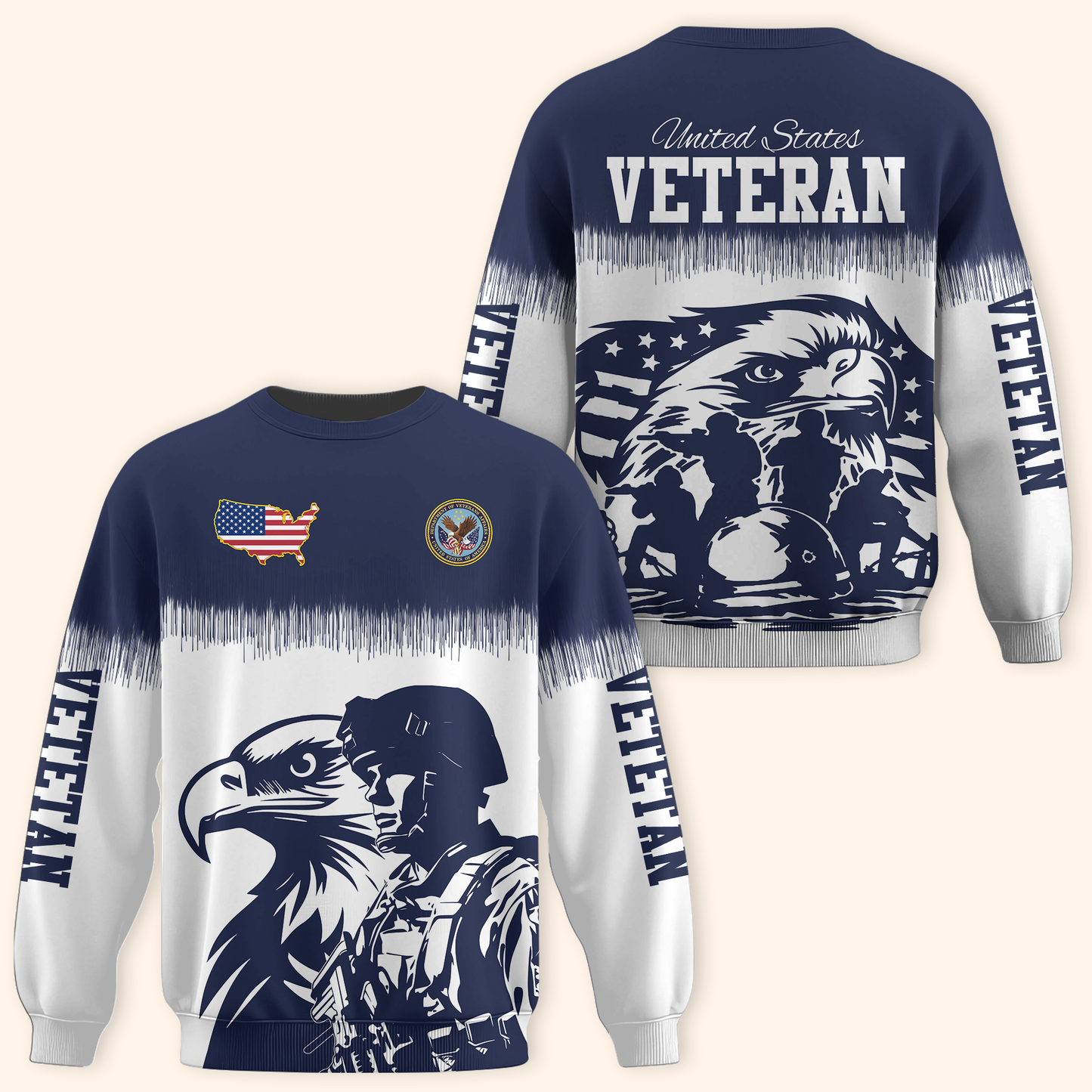U.S. Coast Guard Eagle Hoodie MH2527 | Patriotic Gift
