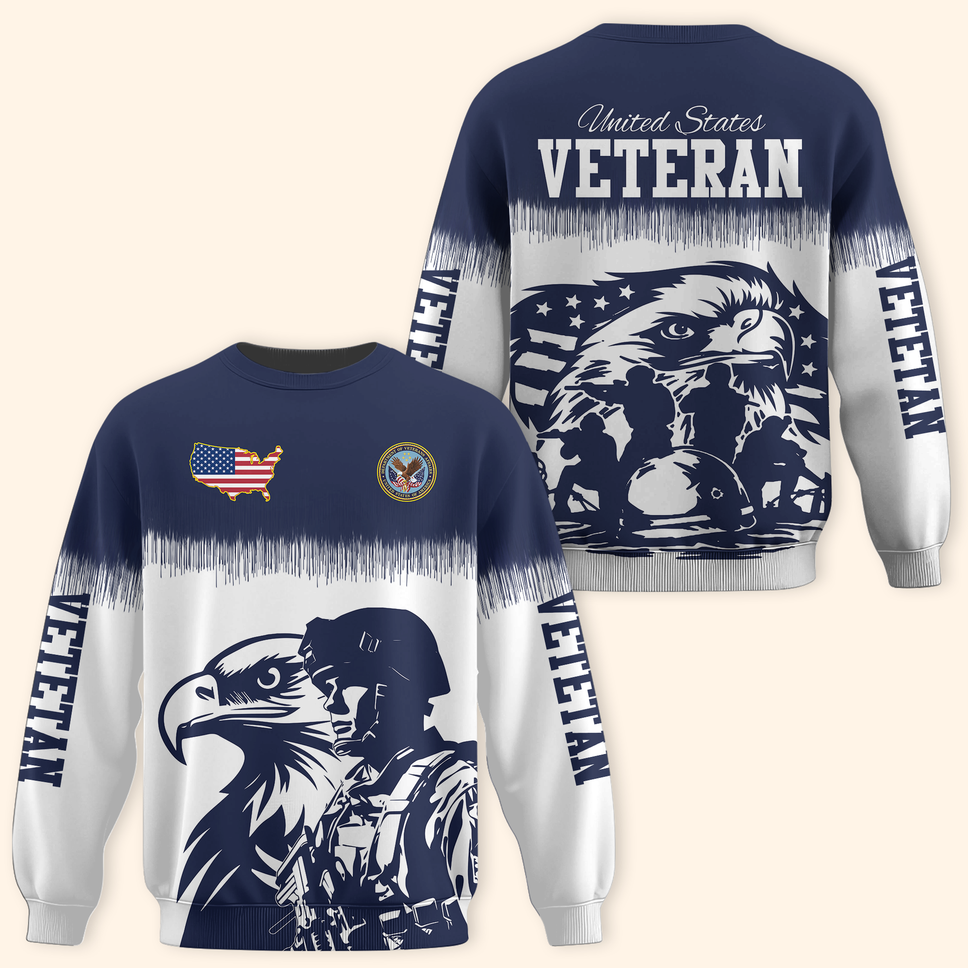 U.S. Coast Guard Eagle Hoodie MH2527 | Patriotic Gift