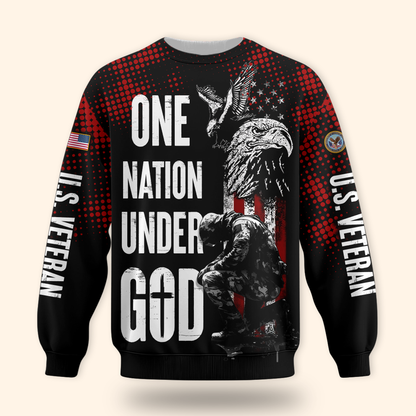 U.S. Coast Guard American Flag Hoodie | Patriotic Gift