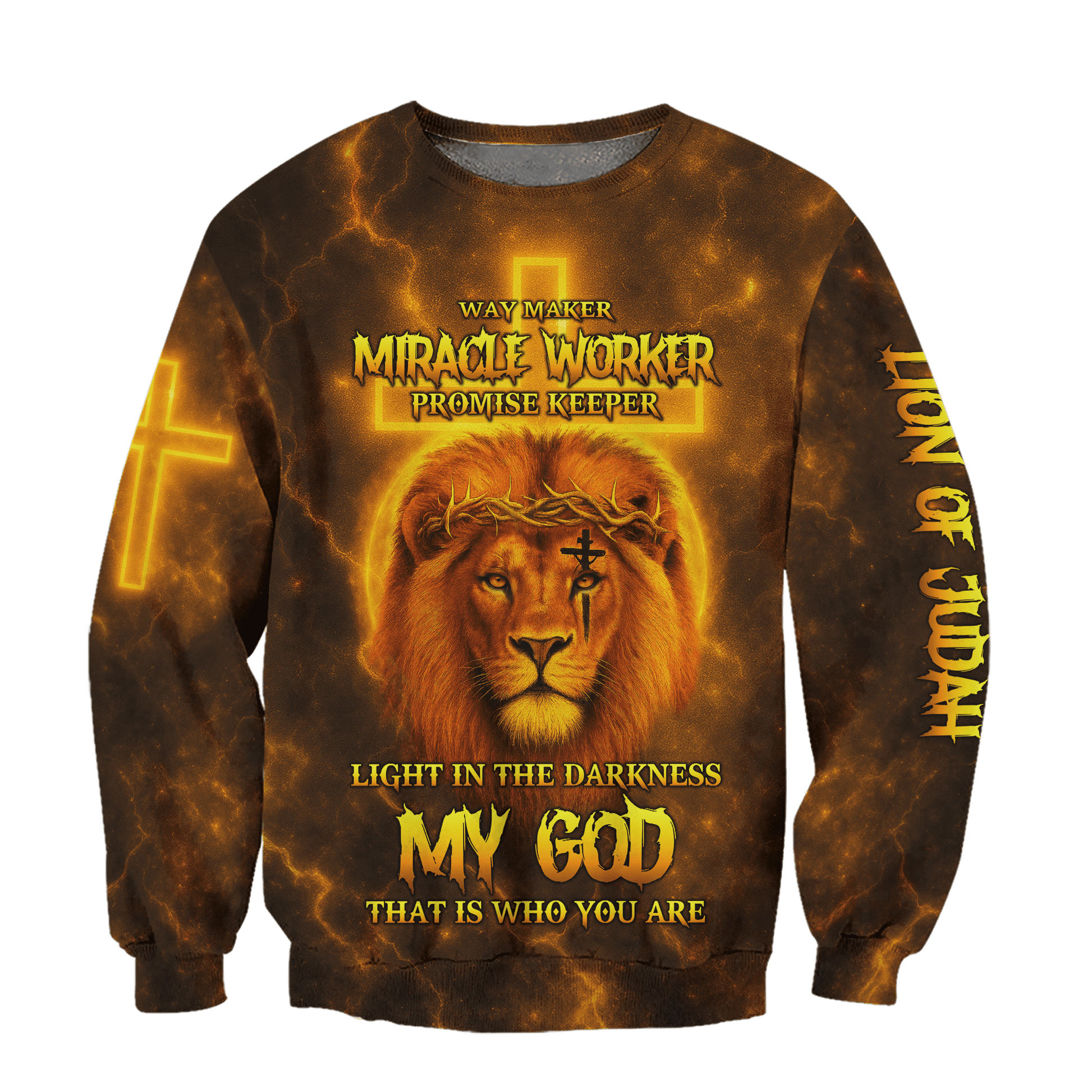 Lion of Judah – Wear Your Faith Boldly Zip Hoodie | Christian Gift