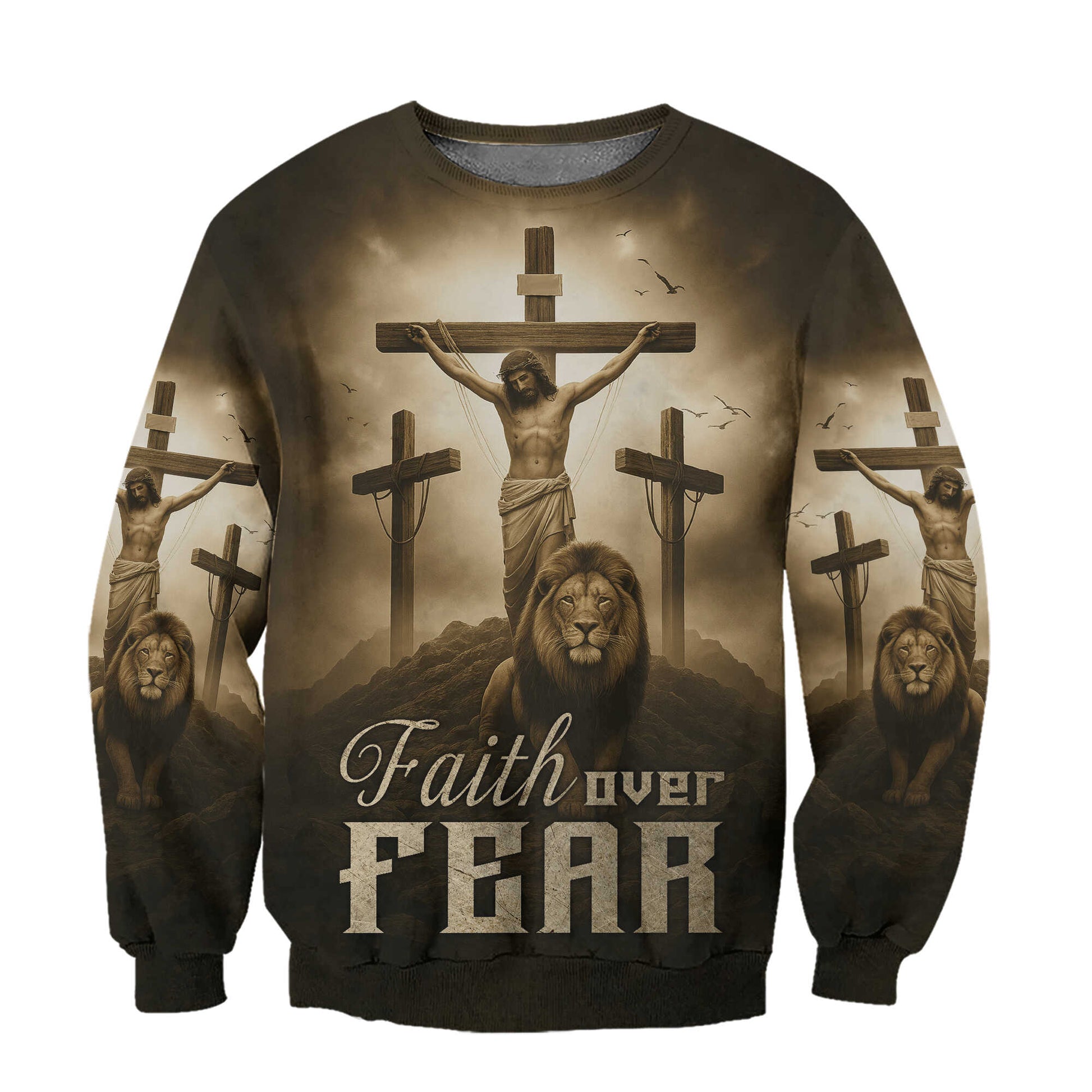 Lion of Judah Zip Hoodie | Christian Gift