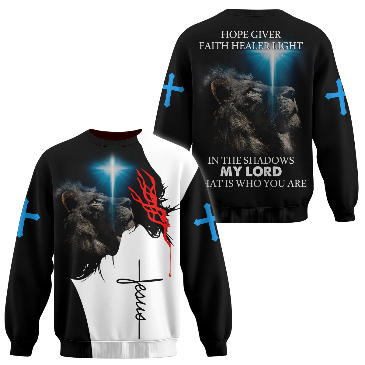 Lion of Judah Zip Hoodie | Christian Gift