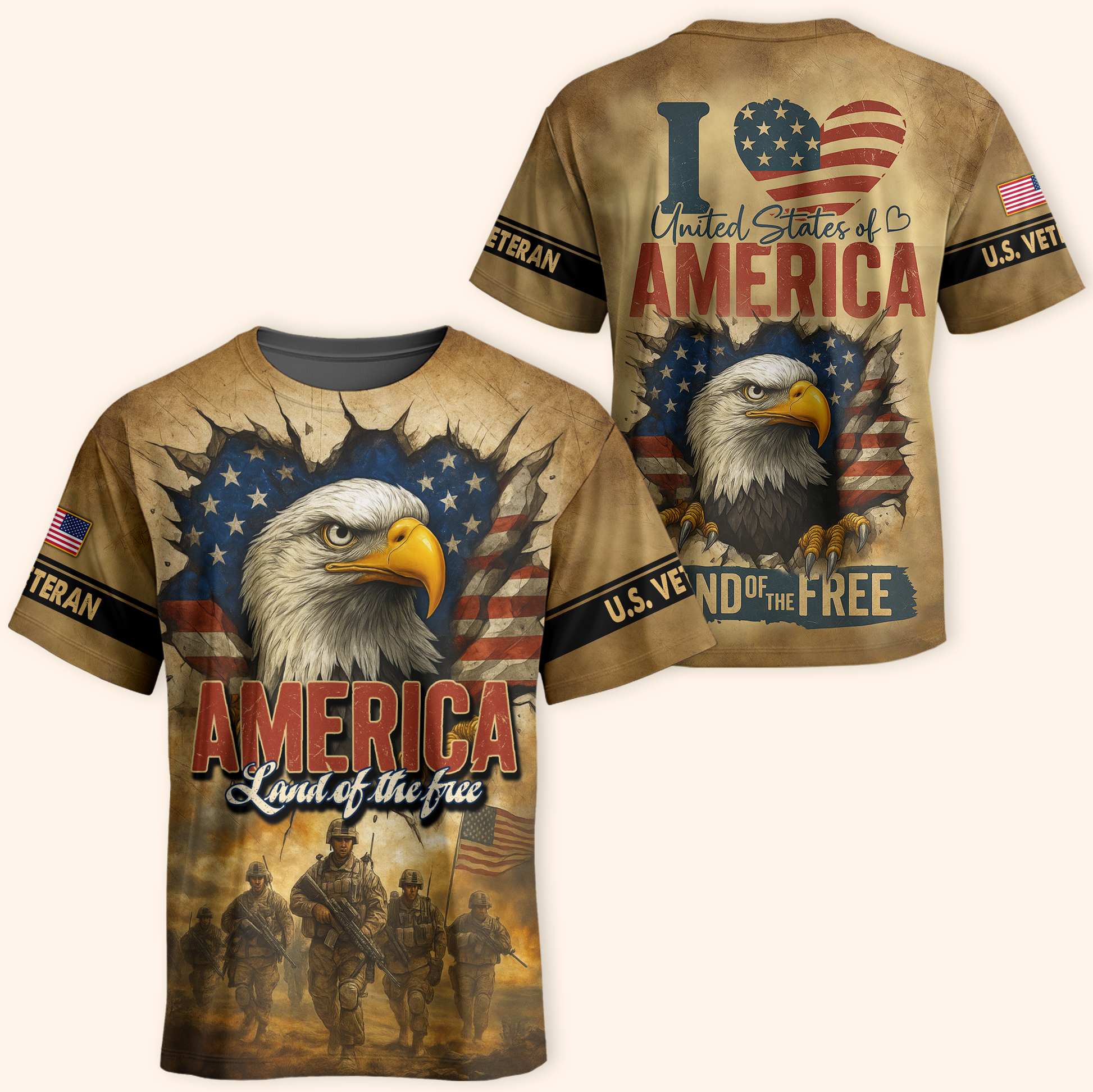U.S. Coast Guard Eagle Hoodie | Patriotic Gift