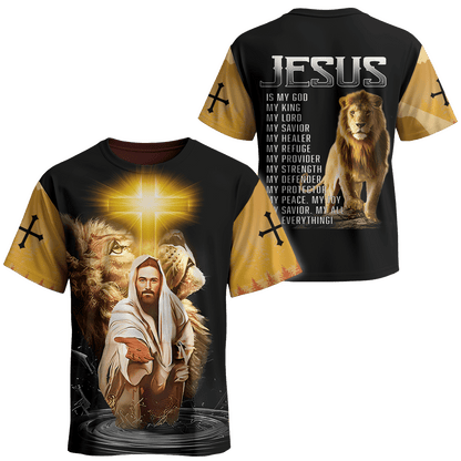 Jesus "My All, My Everything" Zip Hoodie | Christian Gift