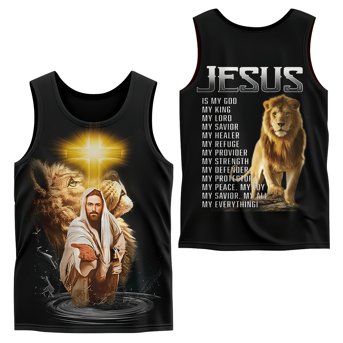 Jesus "My All, My Everything" Zip Hoodie | Christian Gift