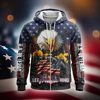 U.S. Coast Guard Eagle Hoodie | Patriotic Gift