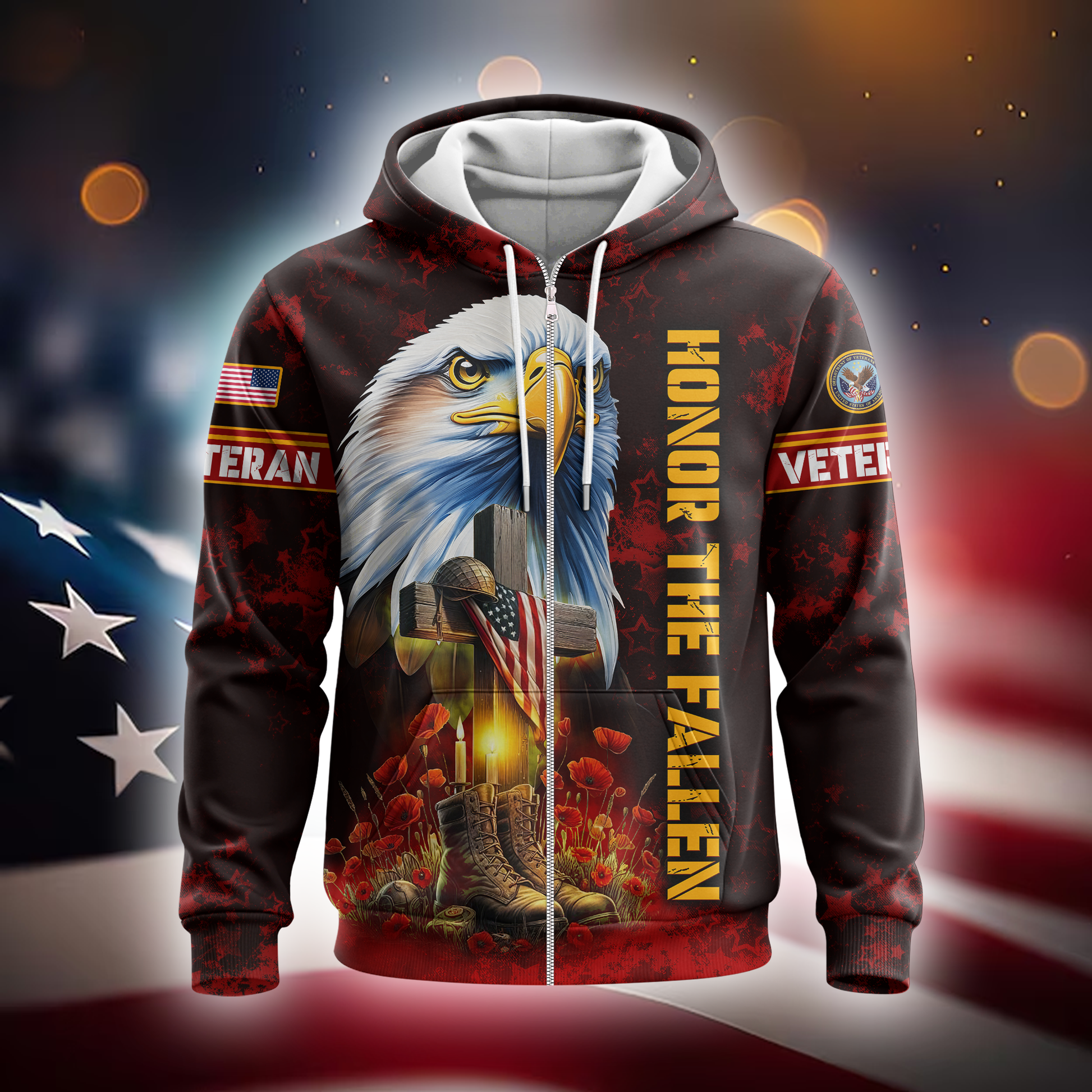 U.S. Coast Guard Eagle Hoodie MH2531 | Patriotic Gift