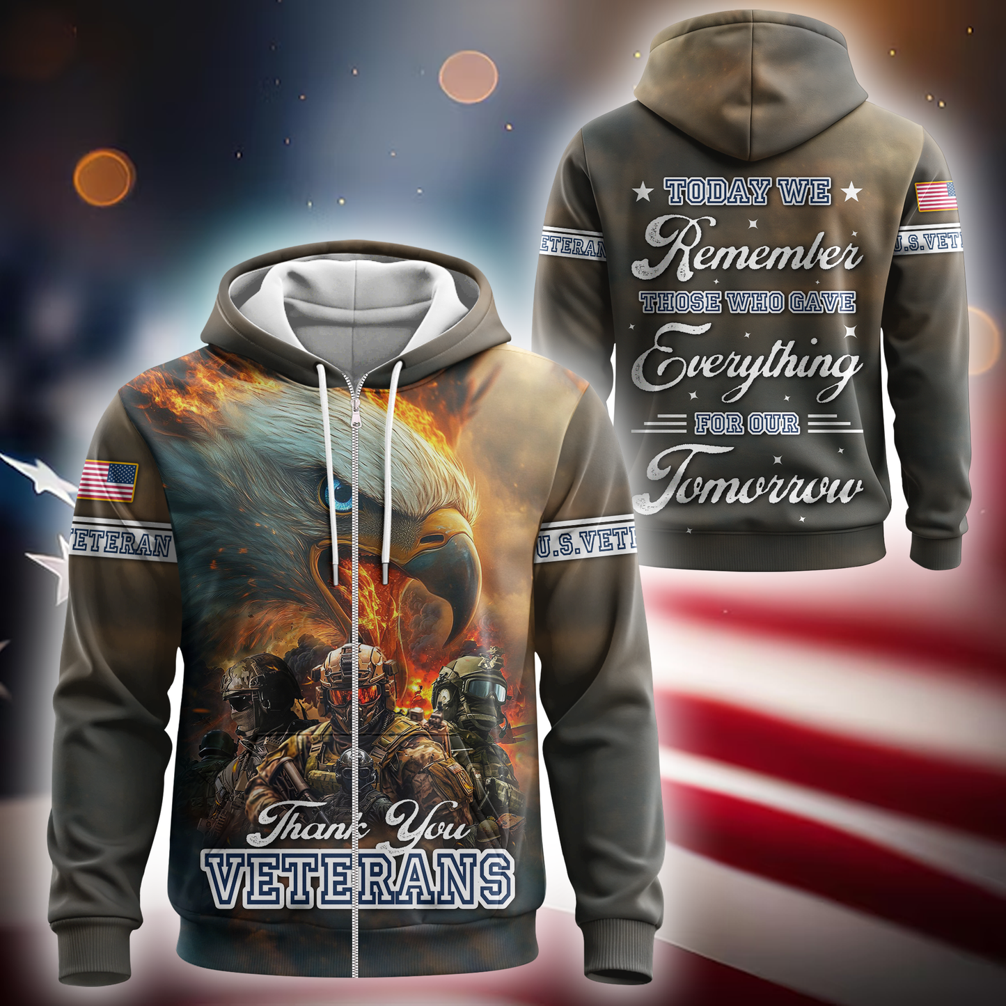 U.S. Coast Guard Hoodie | Patriotic Gift