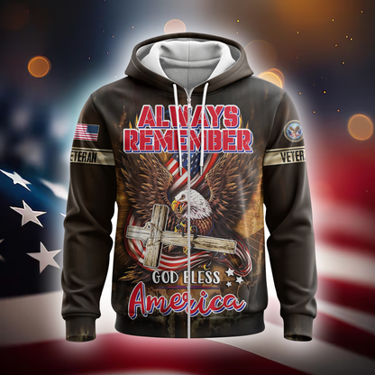 U.S. Coast Guard Eagle Hoodie MH2529 | Patriotic Gift