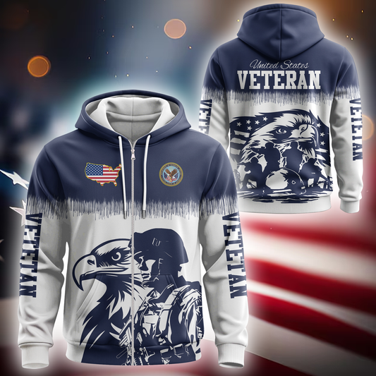 U.S. Coast Guard Eagle Hoodie MH2527 | Patriotic Gift