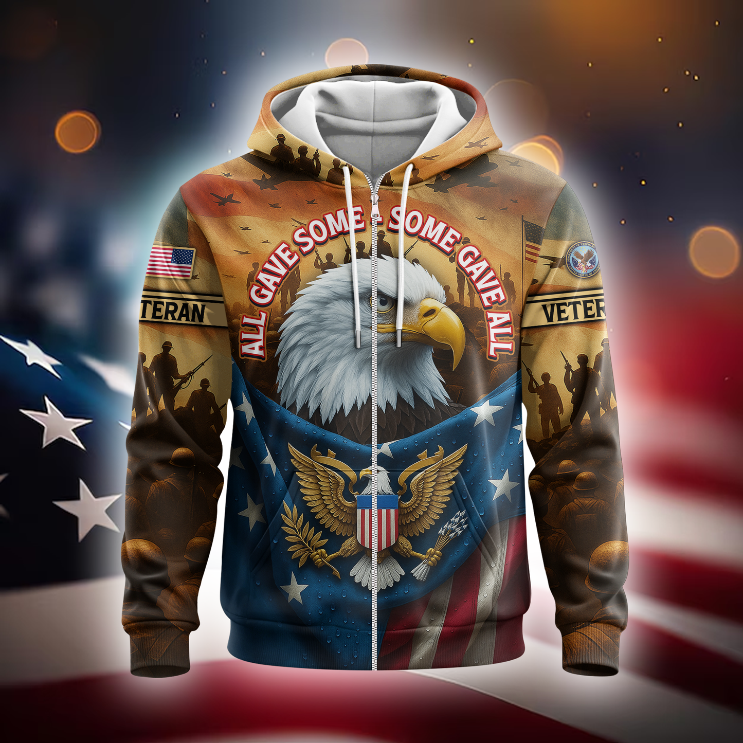 U.S. Coast Guard Eagle Hoodie MH2533 | Patriotic Gift