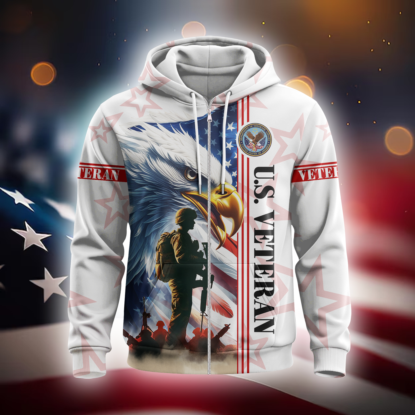 U.S. Coast Guard Eagle Hoodie MH2532 | Patriotic Gift