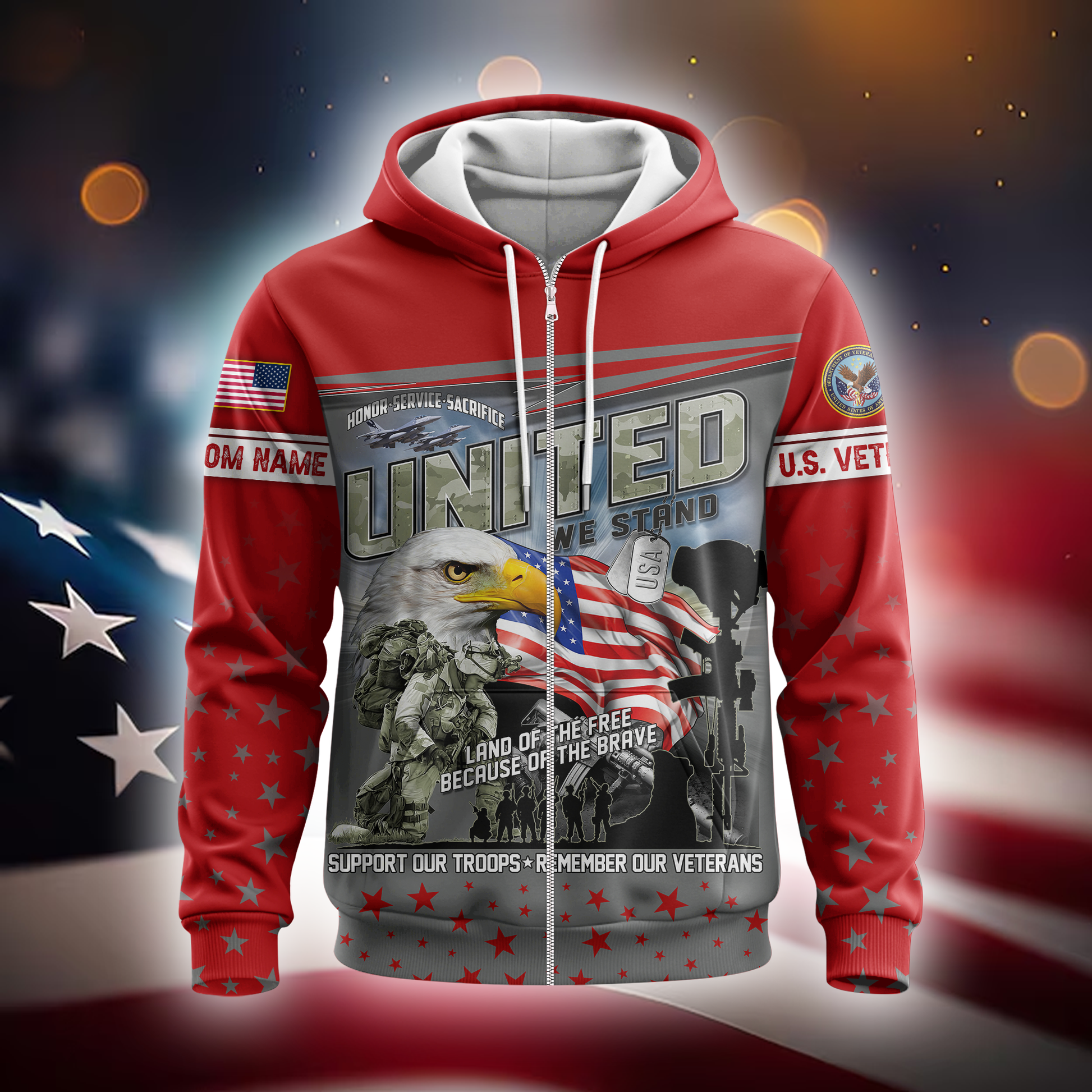 U.S. Coast Guard Hoodie | Patriotic Gift