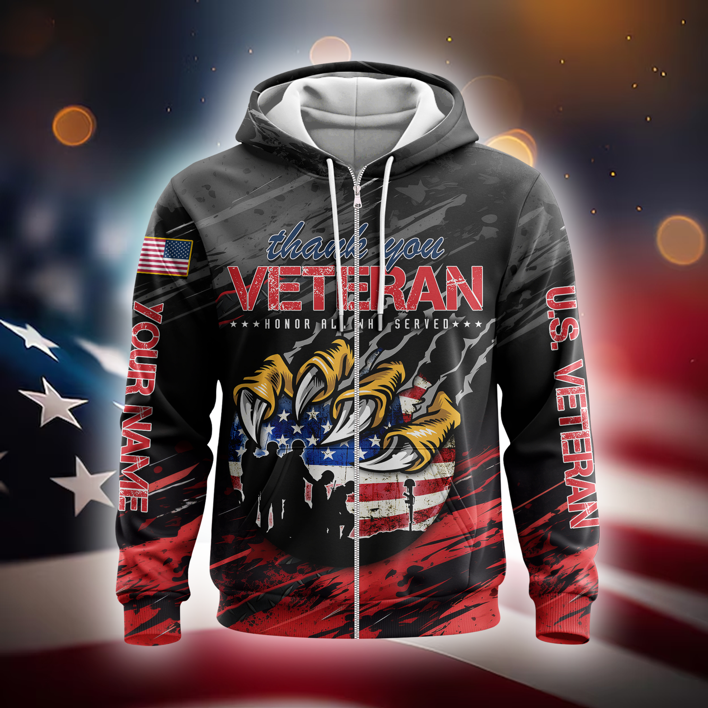 U.S. Coast Guard Eagle Hoodie | Patriotic Gift