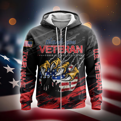 U.S. Coast Guard Eagle Hoodie | Patriotic Gift