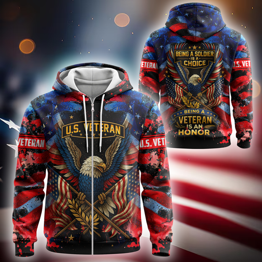 U.S. Coast Guard Hoodie | Patriotic Gift