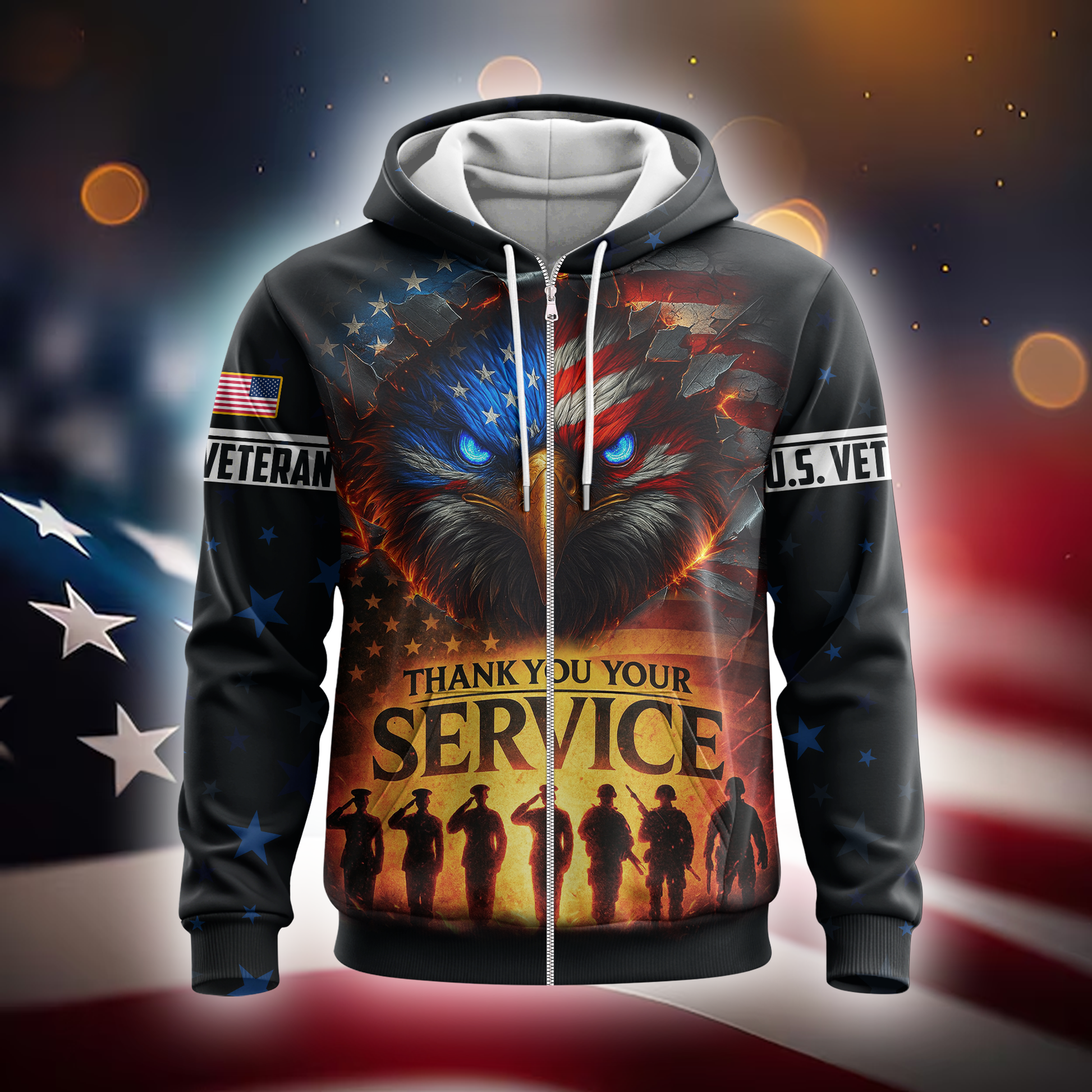 U.S. Coast Guard Eagle Hoodie | Patriotic Gift