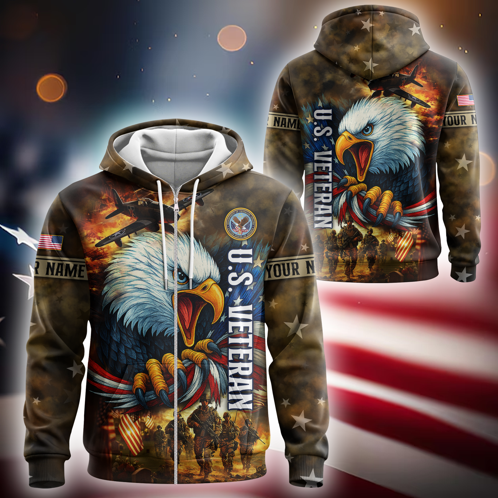 U.S. Coast Guard Eagle Hoodie | Patriotic Gift